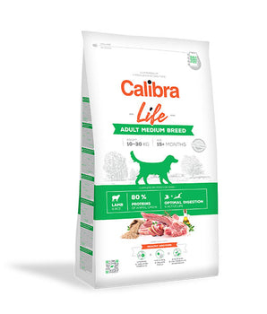 Calibra Dog Life Adult Medium Breed Lamb Dry Food 12kg