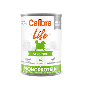 Calibra Dog Life Can Sensitive Rabbit 6x400g