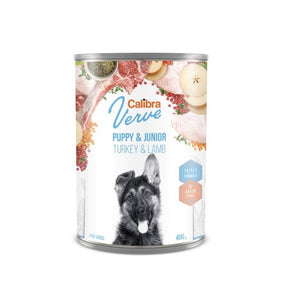 Calibra Dog Verve GF Puppy & Junior Turkey & Lamb 6x400g