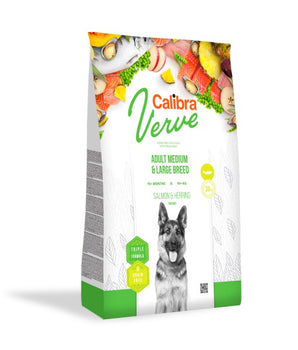 Calibra Dog Verve GF Adult Medium & Large Salmon & Herring Dry Food 2kg
