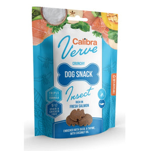 Calibra Verve Dog Crunchy Snack Insect & Salmon 150g