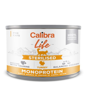 Calibra Cat Life Sterilised Turkey Canned Food 6x200g