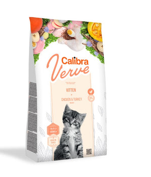 Calibra Cat Verve GF Kitten Chicken & Turkey Dry Food 750g