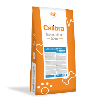 Calibra Dog Breeder Medium Adult Dry Food - Chicken Flavour 20kg