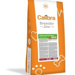 Calibra Dog Breeder Large Adult Dry Food - Fresh Beef Flavour 20kg