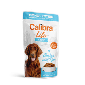 Calibra Dog Life Adult Chicken Wet Food Pouch 10x150g